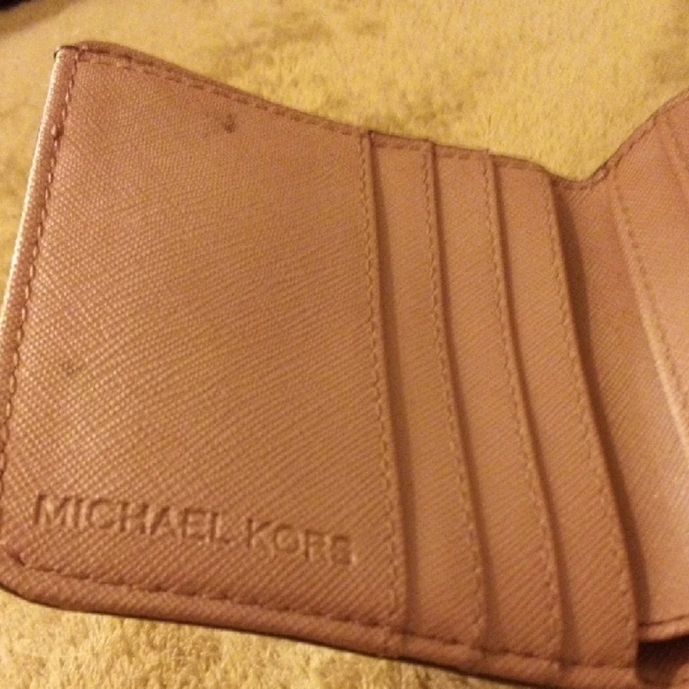 Michael Kors Mauve Wallet with Gold Accent